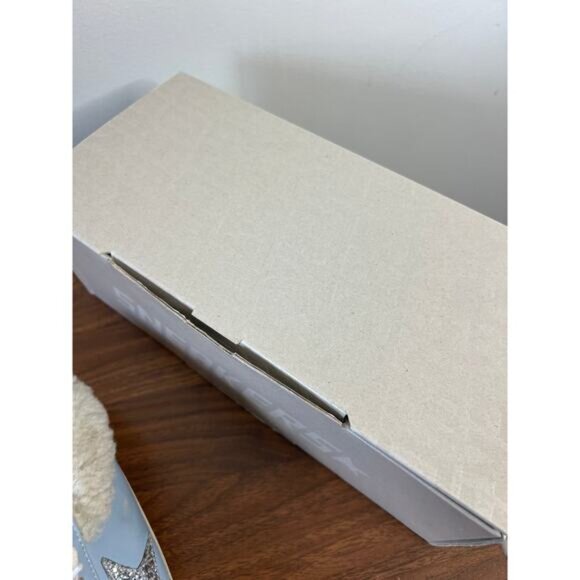 NIB Golden Goose Rare Golden Geese Suede Round Toe Slide Sneakers Blue Size: 36 - Picture 8 of 11